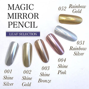 Leafgel Magic Mirror Pencil #051 Rainbow Silver